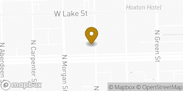 Map showing the location of Lululemon in Chicago, IL 60607
