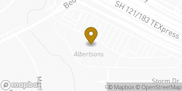 Map showing the location of Coinme in Bedford, TX 76022