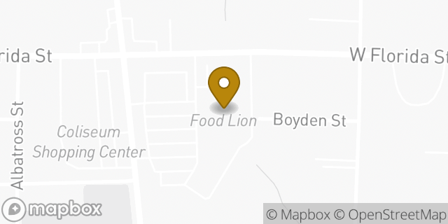 Map showing the location of Food Lion in Greensboro, NC 27403