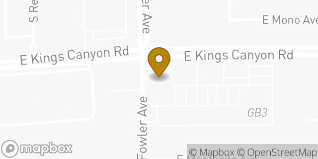 Map showing the location of Citibank ATM in Fresno, CA 93727