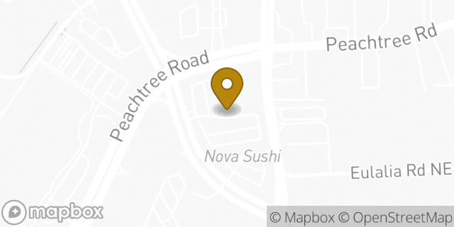 Map showing the location of The Container Store in Atlanta, GA 30319