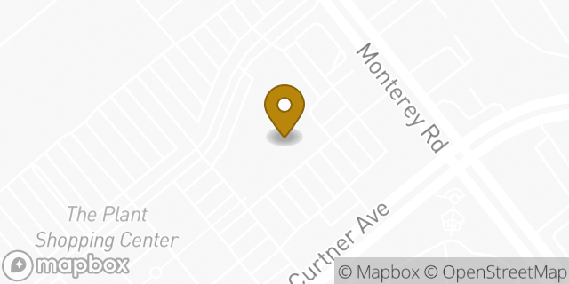 Map showing the location of Amazon Locker - Tundra in San Jose, CA 95125