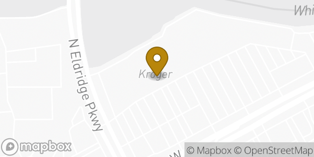 Map showing the location of Kroger in Houston, TX 77065