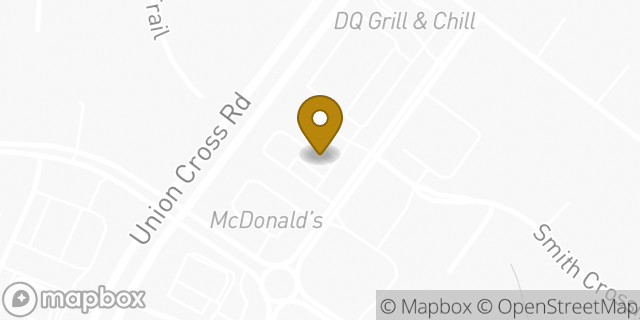 Map showing the location of Starbucks in Kernersville, NC 27284