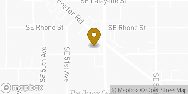 Map showing the location of Amazon Locker - Lizards in Portland, OR 97206