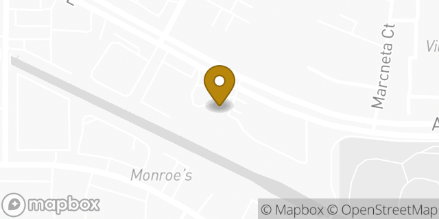 Map showing the location of Amazon Locker - Pyrite in Albuquerque, NM 87109