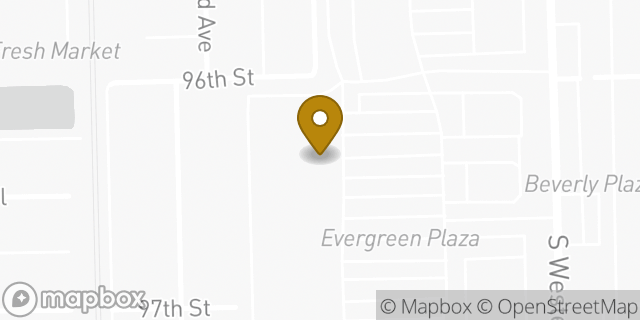 Map showing the location of Amazon Locker - Dai in Evergreen Park, IL 60805