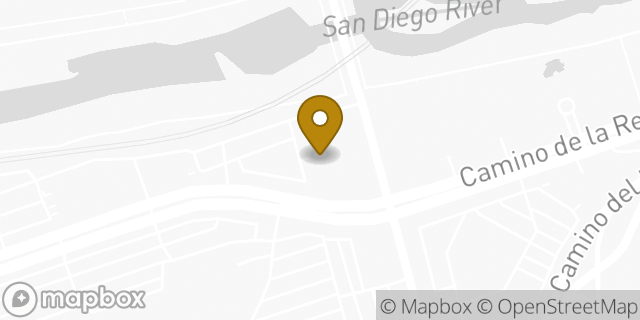 Map showing the location of Staples in San Diego, CA 92108