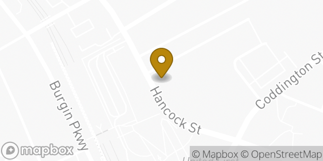 Map showing the location of Bank of America Walk-Up ATM | Quincy Hancock in Quincy, MA 02169