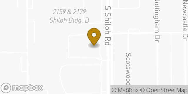 Map showing the location of Penske Truck Rental in Garland, TX 75041