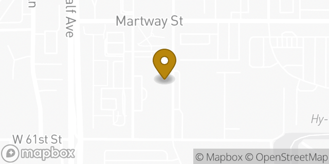 Map showing the location of Starbucks in Mission, KS 66202