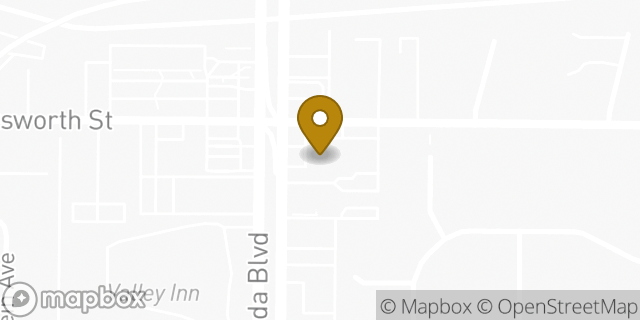 Map showing the location of Amazon Locker - Sabin in Mission Hills, CA 91345