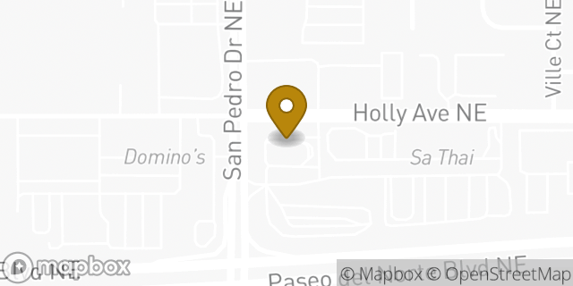 Map showing the location of McDonald's in Albuquerque, NM 87113