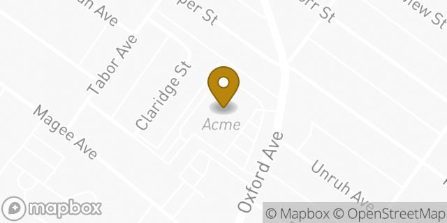 Map showing the location of Coinme in Philadelphia, PA 19111