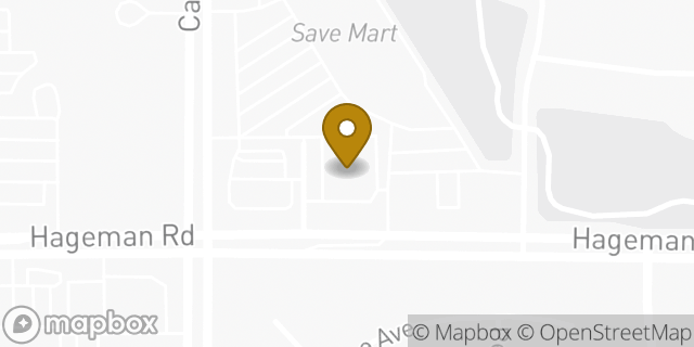 Map showing the location of Papa Johns Pizza in Bakersfield, CA 93312
