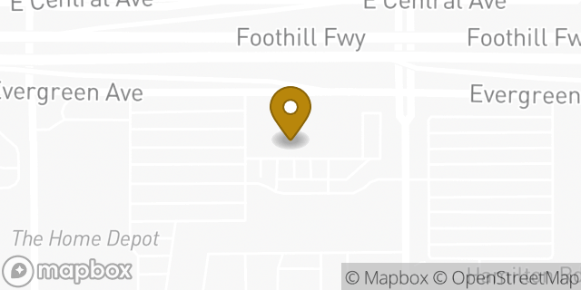 Map showing the location of Amazon Locker - Annemarie in Monrovia, CA 91016