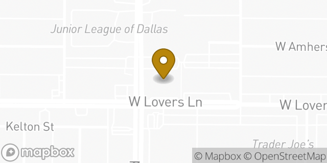 Map showing the location of Walgreens in Dallas, TX 75209