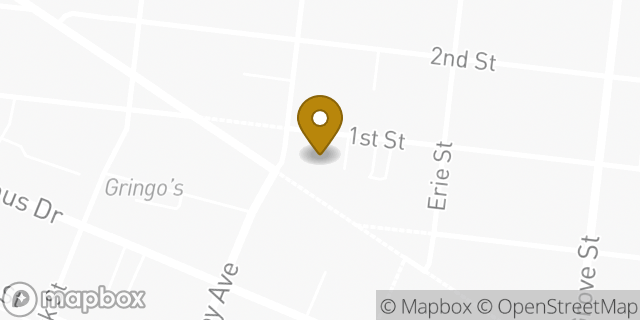 Map showing the location of Bank of America in Jersey City, NJ 07302