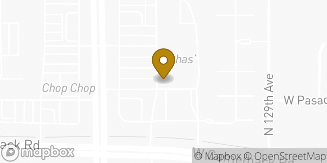 Map showing the location of Subway in Litchfield Park, AZ 85340