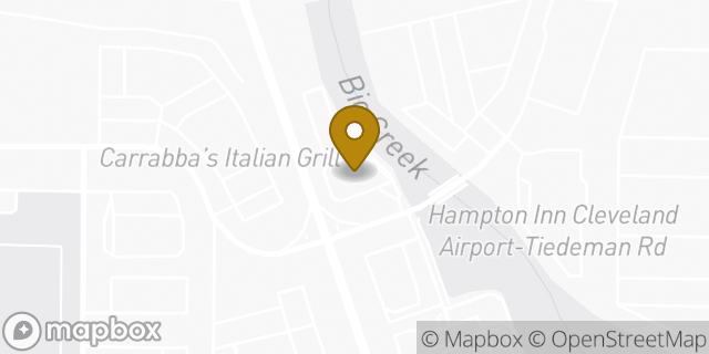 Map showing the location of Starbucks in Brooklyn, OH 44144