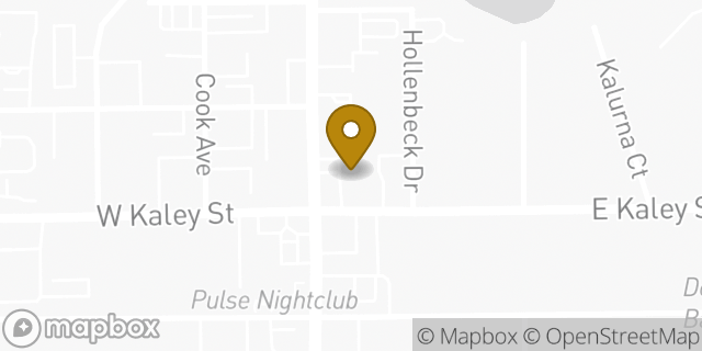 Map showing the location of Amazon Locker - Ronan in Orlando, FL 32806