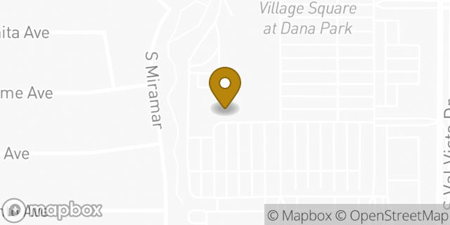 Map showing the location of Panera Bread in Mesa, AZ 85204