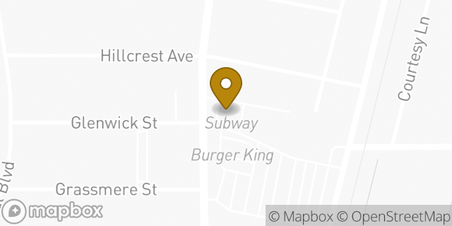 Map showing the location of Subway in Shreveport, LA 71108