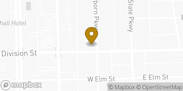 Map showing the location of Walgreens in Chicago, IL 60610