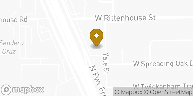 Map showing the location of EZPAWN in Houston, TX 77076