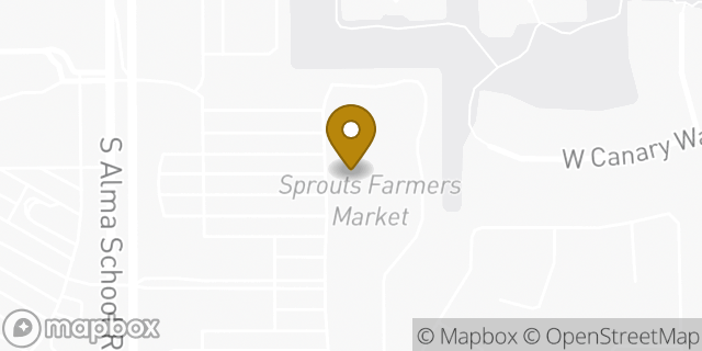 Map showing the location of Sprouts Farmers Market in Chandler, AZ 85286