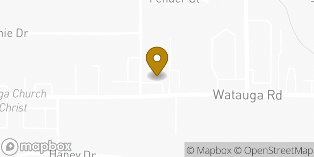 Map showing the location of KinderCare in Watauga, TX 76148