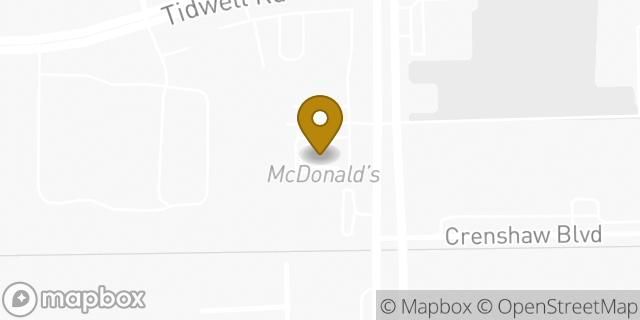 Map showing the location of McDonald's in Houston, TX 77044
