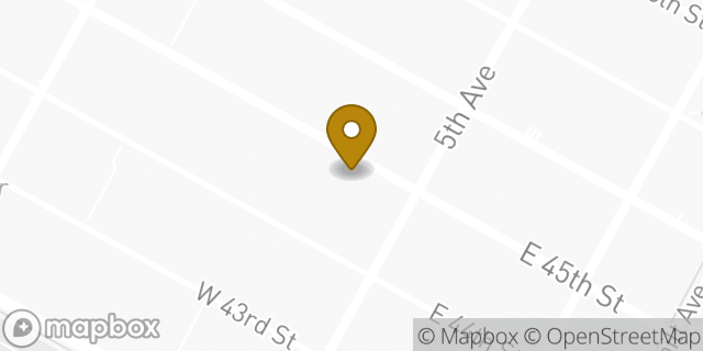Map showing the location of Starbucks in New York, NY 10036