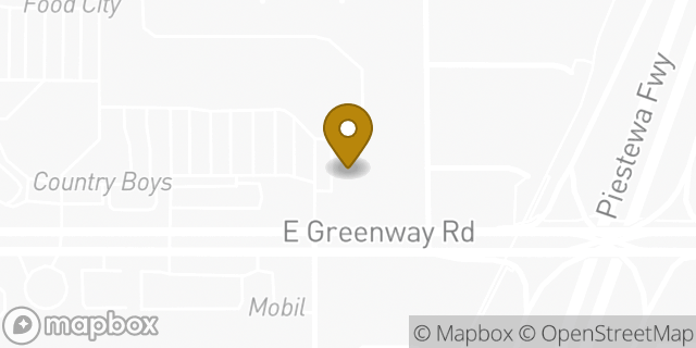 Map showing the location of Subway in Phoenix, AZ 85032