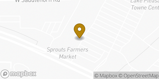 Map showing the location of Amazon Locker - Glockenspiel in Peoria, AZ 85383