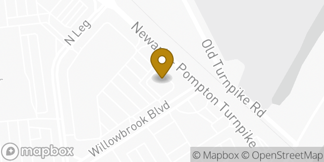 Map showing the location of Starbucks in Wayne, NJ 07470