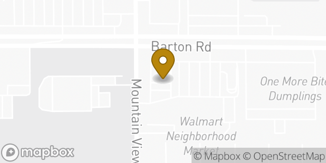 Map showing the location of Chase ATM in Loma Linda, CA 92354
