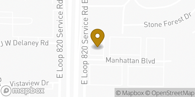 Map showing the location of Greater Fort Worth American Legion Post 516 in Fort Worth, TX 76120