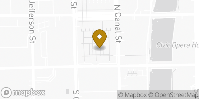 Map showing the location of Citibank in Chicago, IL 60661