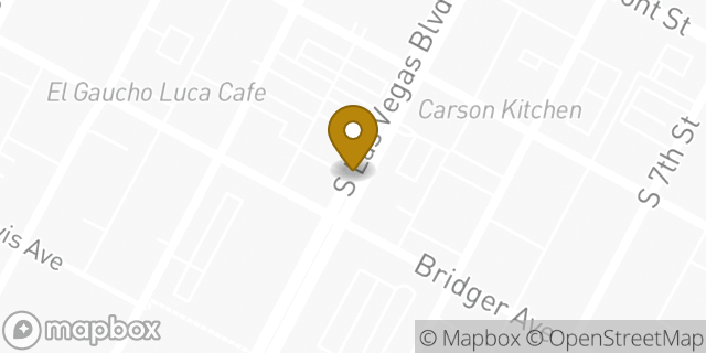 Map showing the location of ATM 7ELEVEN-FCTI in Las Vegas, NV 89101