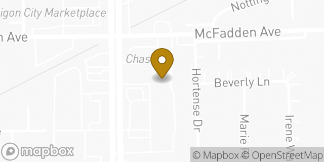 Map showing the location of The UPS Store in Westminster, CA 92683