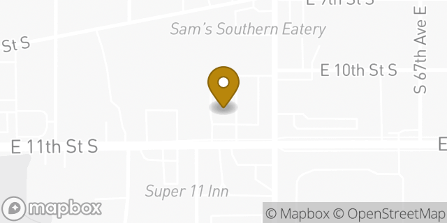Map showing the location of Amazon Locker - Northwest in Tulsa, OK 74112