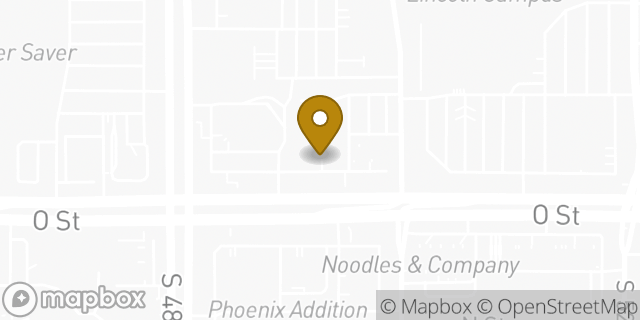 Map showing the location of Staples in Lincoln, NE 68510
