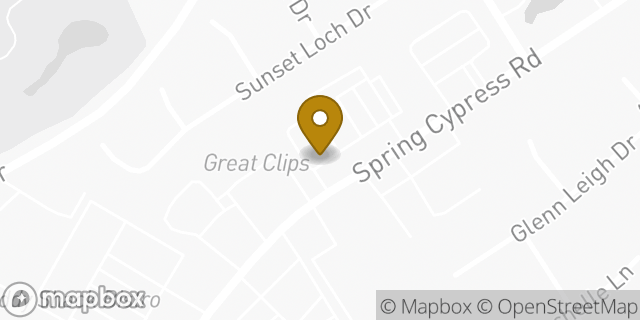 Map showing the location of Starbucks in Spring, TX 77379