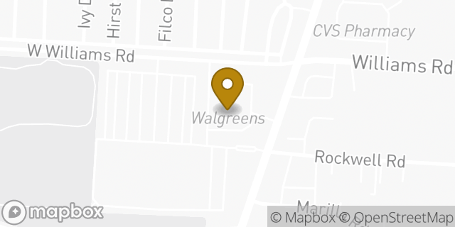 Map showing the location of ATM Walgreens in Columbus, OH