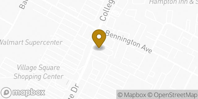 Map showing the location of Starbucks in Baton Rouge, LA 70808