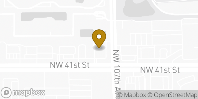 Map showing the location of ATM CVS in Doral, FL