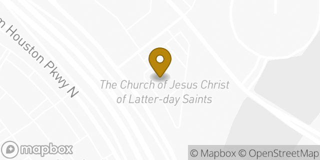 Map showing the location of The Church of Jesus Christ of Latter-day Saints in Houston, TX 77396