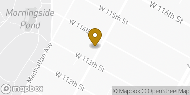 Map showing the location of Baskin-Robbins in New York, NY 10026