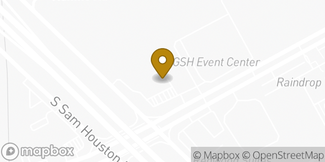 Map showing the location of Amazon Locker - Gulf in Houston, TX 77031